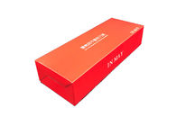 Custom Cardboard Shipping Boxes Foldable Paper Box Red 250-300gsm