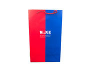 Decorative Fancy Double Wine Bottle Gift Boxes Customized Logo Printing