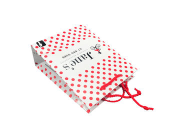 Decorative Colored Paper Gift Bags With Handles Customized Spot Printing