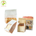 Recyclable 120gsm FSC Bakery Packaging Bread Bags CMYK With Window