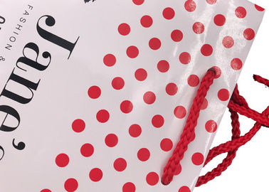 Decorative Colored Paper Gift Bags With Handles Customized Spot Printing
